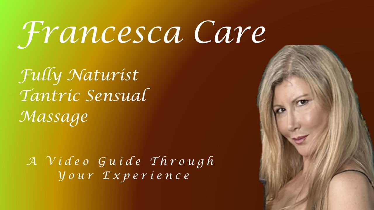 Francesca,doing a face to face full body slie on a naked client